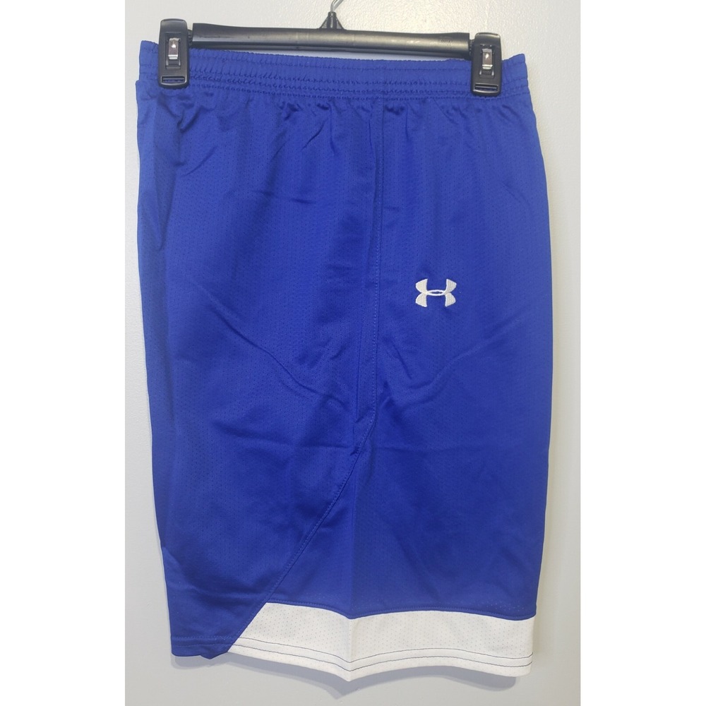 Under Armour Mens Lacrosse Toli Shorts Size Large Royal Blue/White NWOT